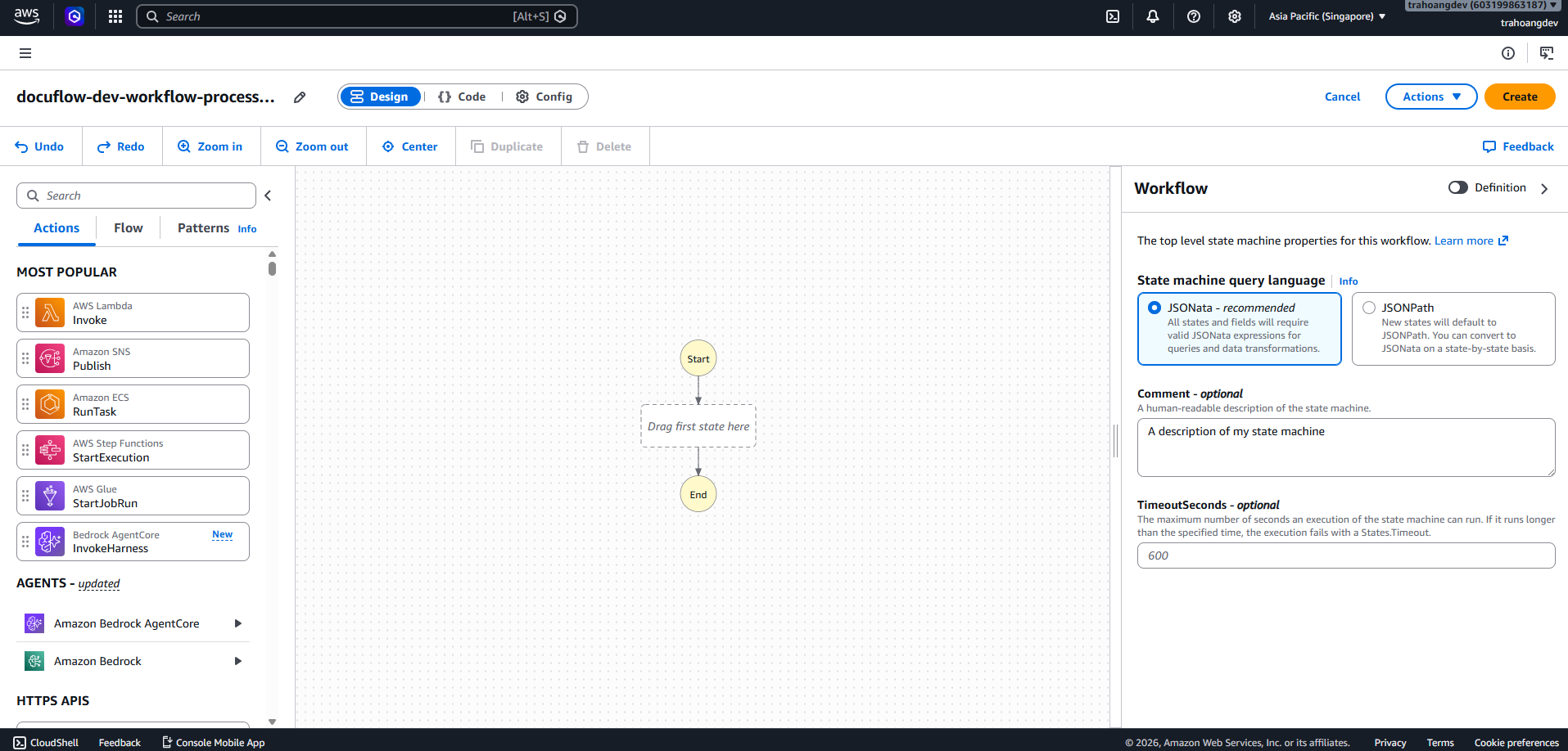 Open the workflow editor