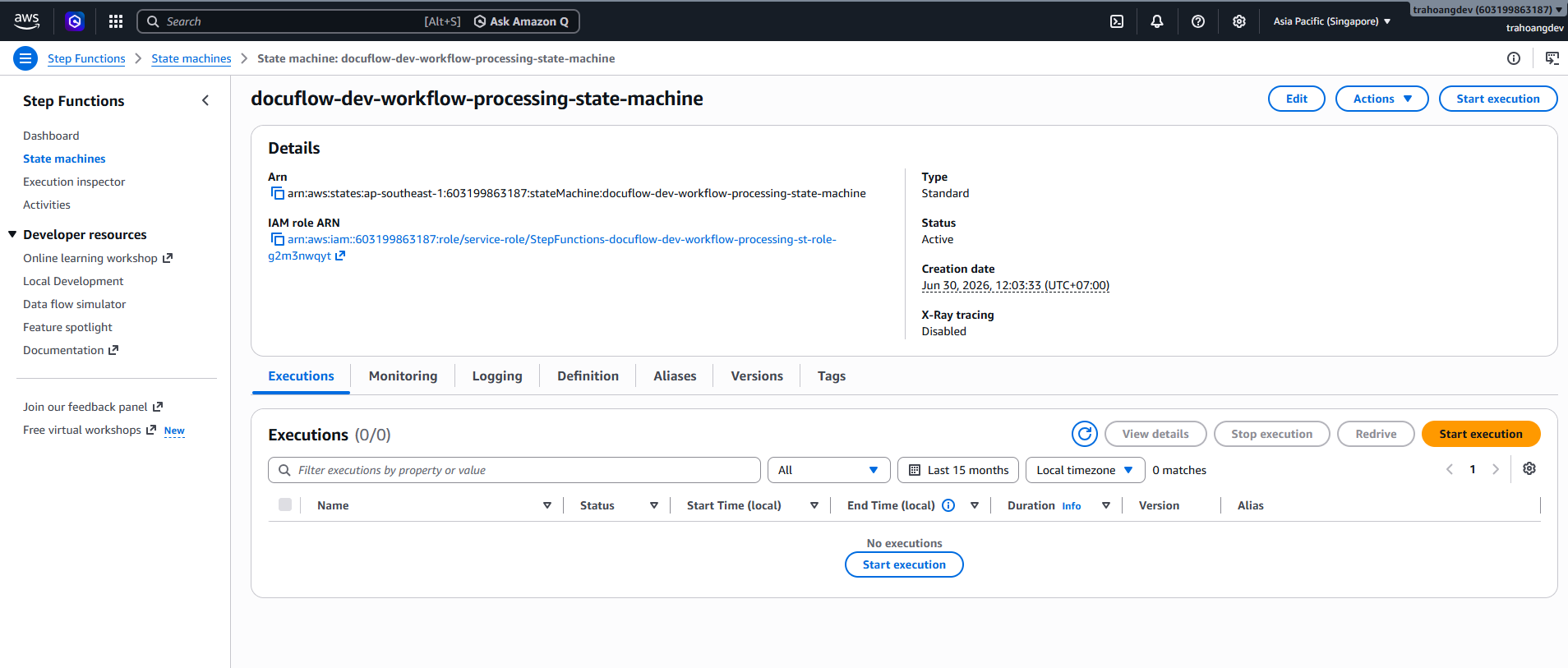 State Machine details
