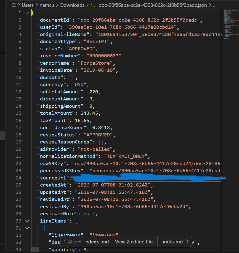 Export CSV and JSON 6